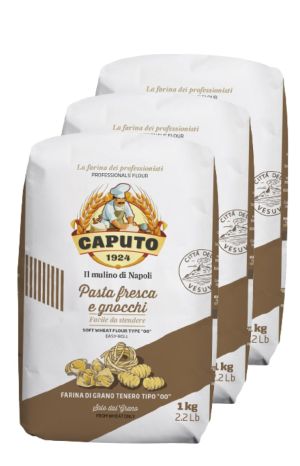 pasta fresca e gnocchi vorteilspaket Caputo Pastamehl für Pasta Fresca & Gnocchi - Vorteilspaket 3x1kg