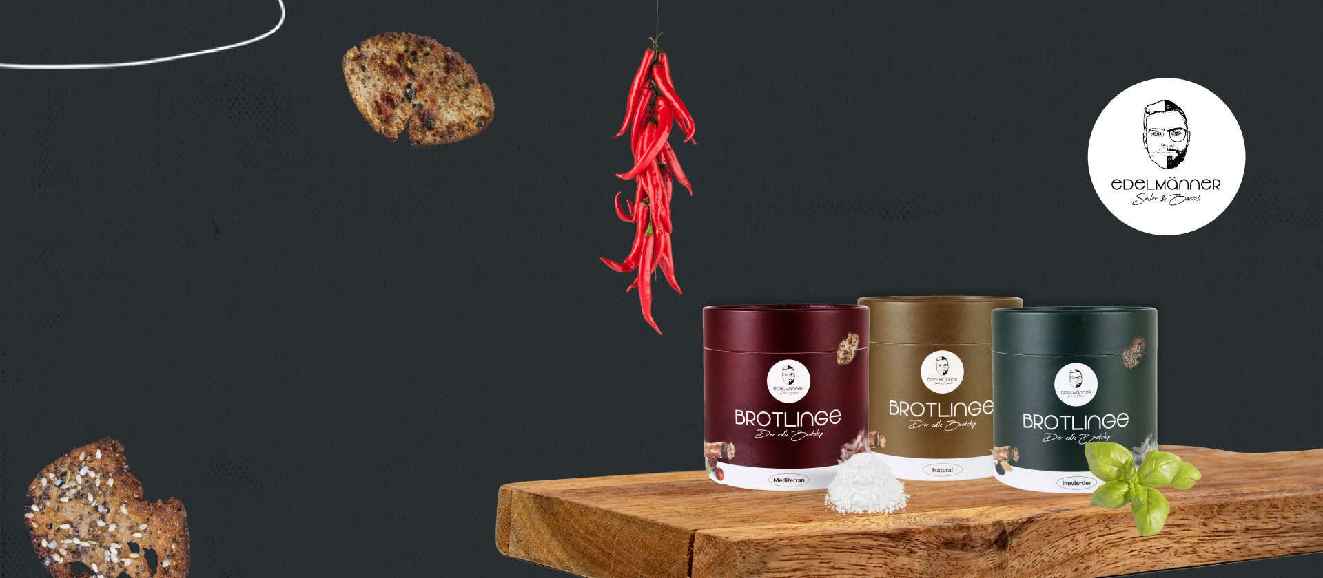 hero edelmaenner brotlinge Brotlinge Brotchips Produktpräsentation