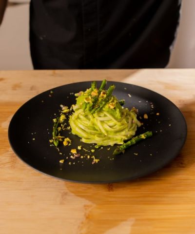 Titelbilder Tagliatelle mit Spargelcreme Tagliatelle mit Spargelcreme